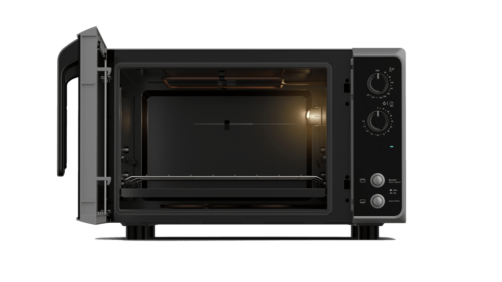 Forno de Mesa Elétrico Fischer 48L Premier com Timer 29420-70310 Silver 220V