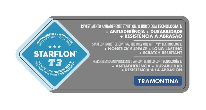 Jogo de Panelas Tramontina Mônaco 5 Peças Preto