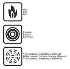 Jogo de Panelas Tramontina Mônaco 5 Peças Preto