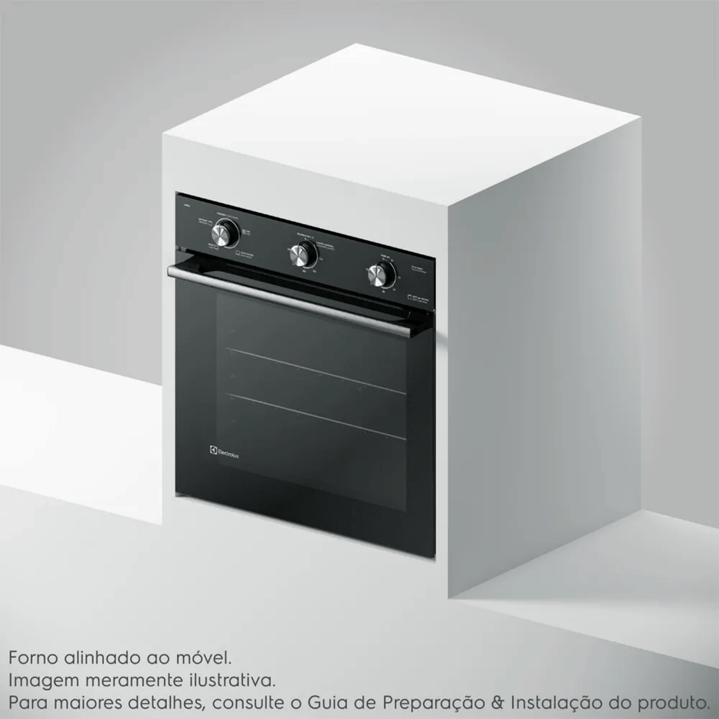 Kit Forno de Embutir Elétrico Electrolux 80L OE8EL + Micro-ondas de Embutir Continental 27L MC2EP 220V