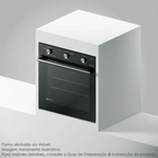 Kit Forno de Embutir Elétrico Electrolux 80L OE8EL + Micro-ondas de Embutir Continental 27L MC2EP 220V