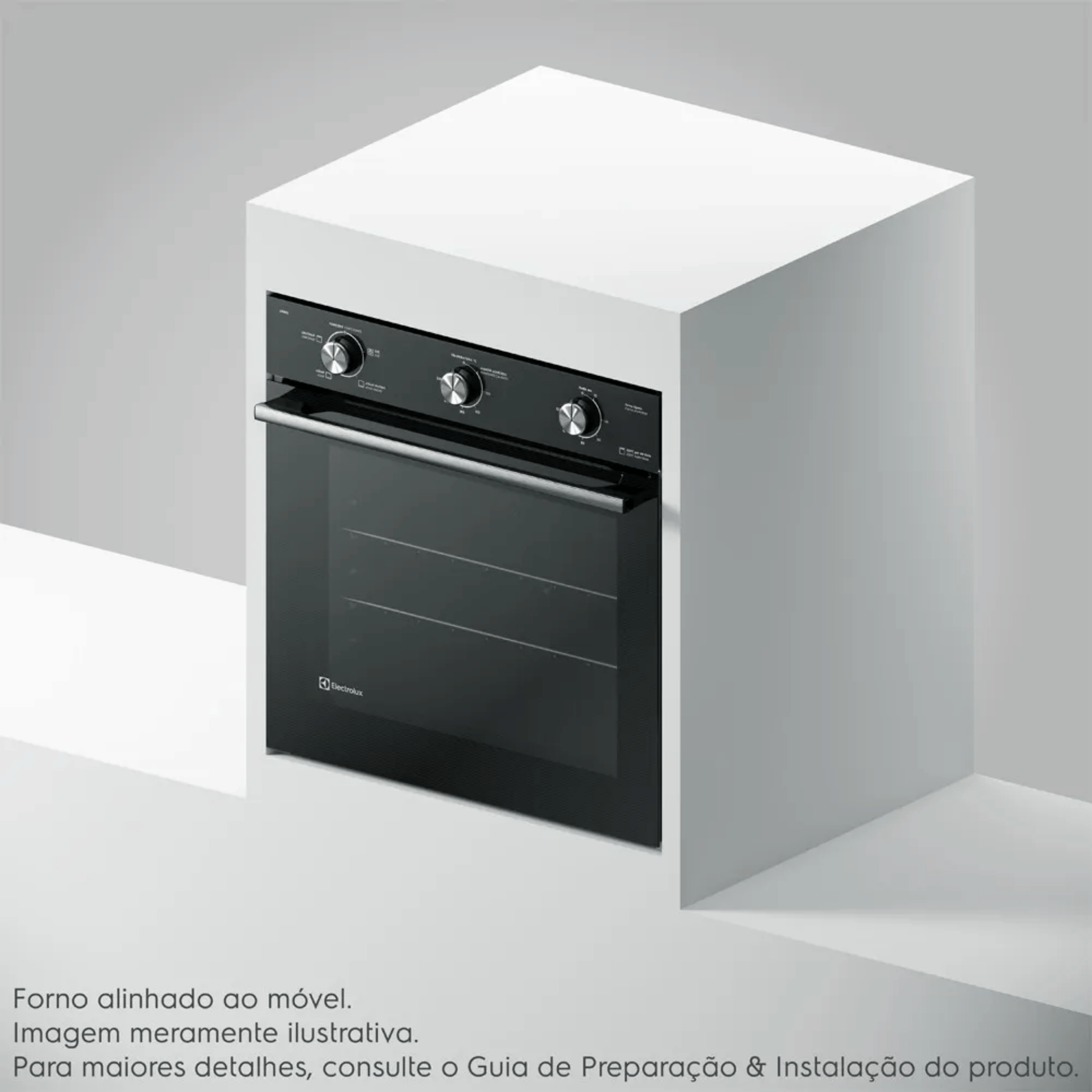 Kit Forno de Embutir Elétrico Electrolux 80L OE8EL + Micro-ondas de Embutir Continental 27L MC2EP 220V