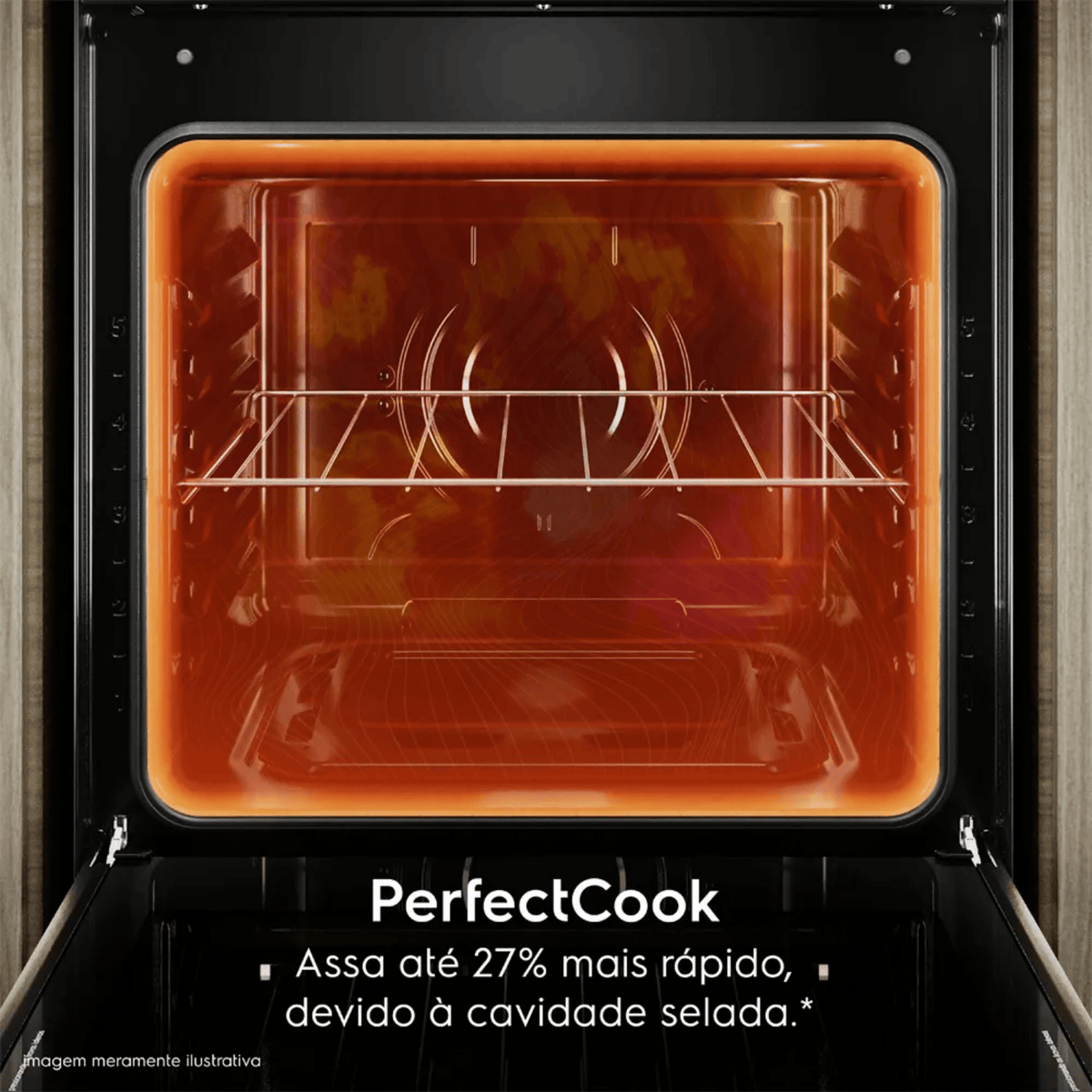Kit Forno de Embutir Elétrico Electrolux 80L OE8EL + Micro-ondas de Embutir Continental 27L MC2EP 220V