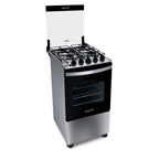 Fogão 4 Bocas Brastemp BFO4NBR Piso Duas Prateleiras com Alturas Ajustáveis Inox Bivolt