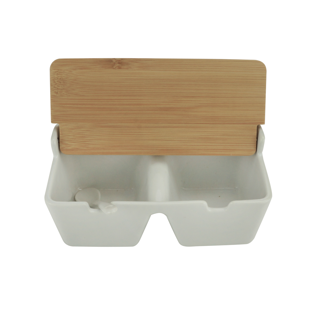 Saleiro de Mesa em Cerâmica com Divisória Coliseu