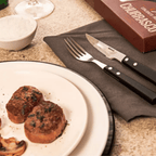 Conjunto de Talheres para Churrasco Brinox 12 Peças Preto