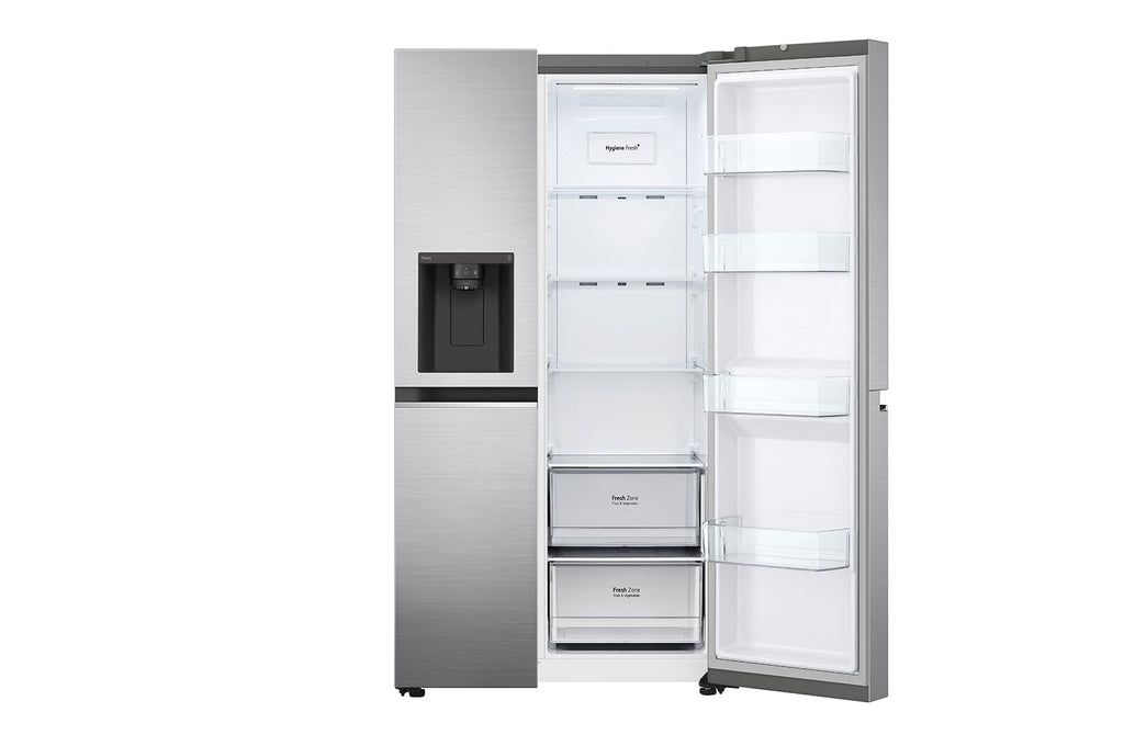 Refrigerador LG 611L Side By Side UVnano ThinQ AI Inverter Aço Escovado 220V