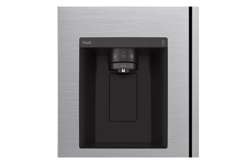 Refrigerador LG 611L Side By Side UVnano ThinQ AI Inverter Aço Escovado 220V