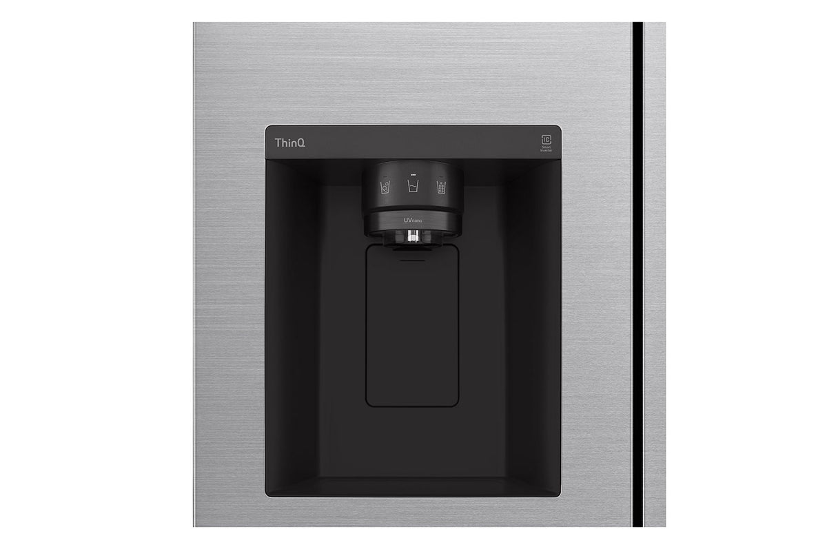 Refrigerador LG 611L Side By Side UVnano ThinQ AI Inverter Aço Escovado 220V