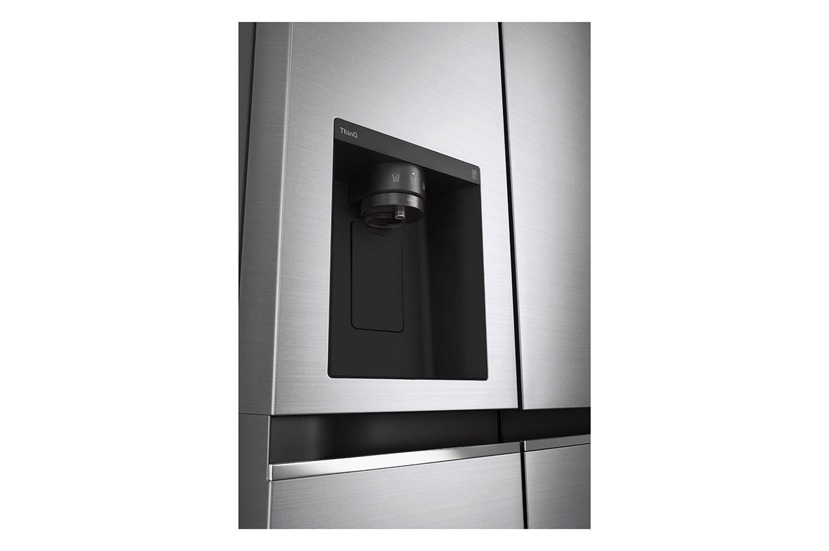 Refrigerador LG 611L Side By Side UVnano ThinQ AI Inverter Aço Escovado 220V