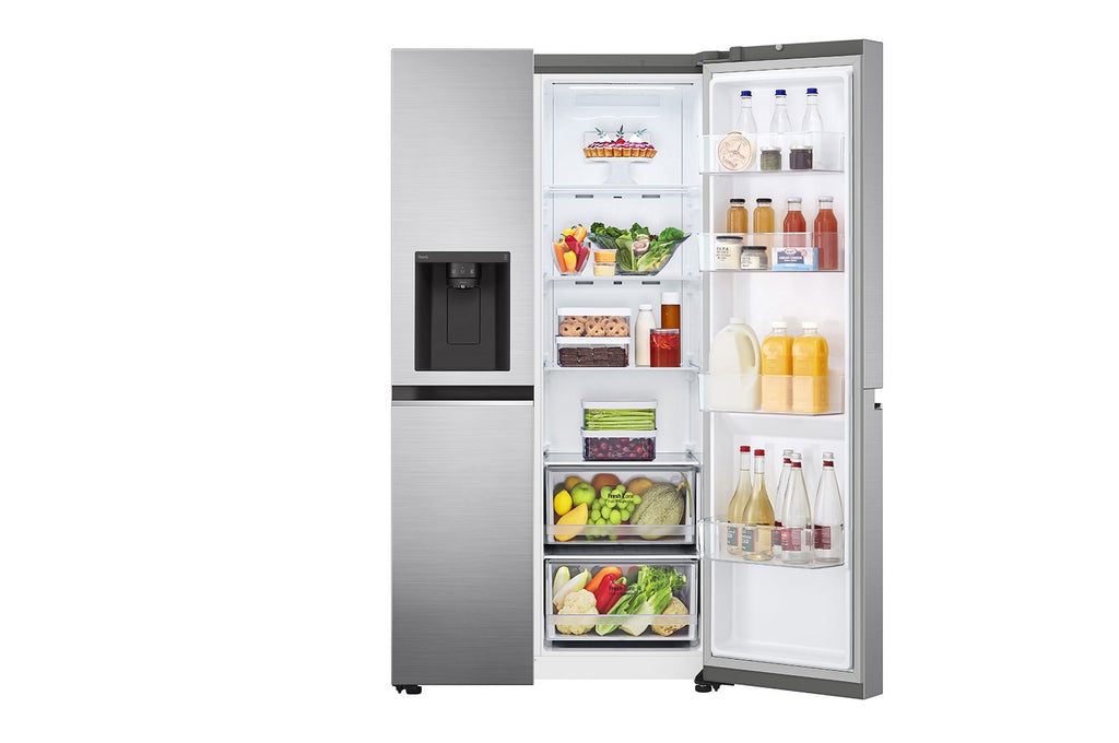 Refrigerador LG 611L Side By Side UVnano ThinQ AI Inverter Aço Escovado 220V