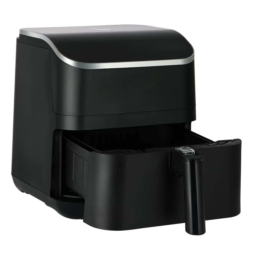 Fritadeira Elétrica Sem Óleo Air Fryer 5,5L Midea GrandGourmet Digital Preto 220V