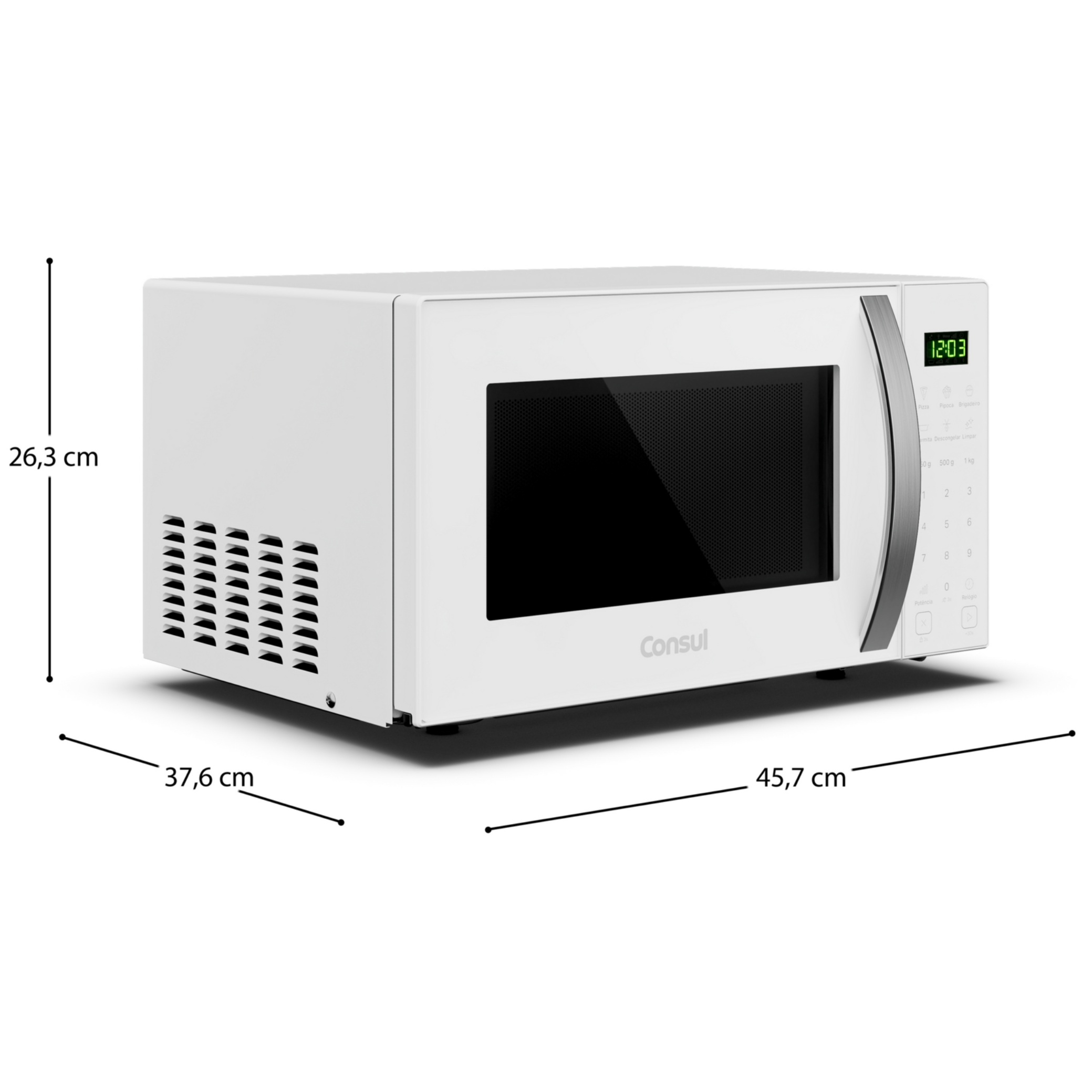 Micro-ondas Consul 23L Função Marmita CMS23AB Branco 220V