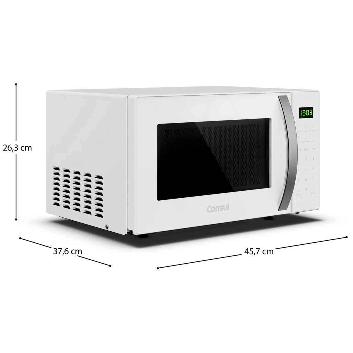 Micro-ondas Consul 23L Função Marmita CMS23AB Branco 220V