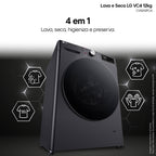 Lava e Seca LG 12KG VC4 AI DD Smart Inox 220V