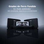 Cooktop a Gás Electrolux 5 Bocas KE5GW Expert ChamaPrecisa Preto Bivolt