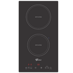 Cooktop Indução Fischer 2 Bocas Mesa Vitrocerâmica Preto 220V