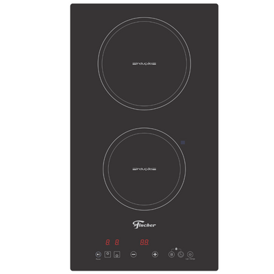 Cooktop Indução Fischer 2 Bocas Mesa Vitrocerâmica Preto 220V
