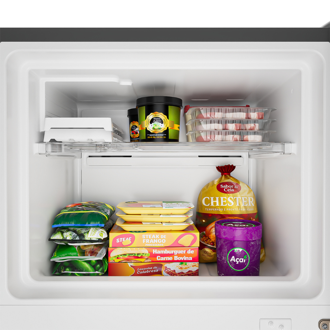 Refrigerador Consul 455L CRM56MK Duplex Inverter Inox 220V