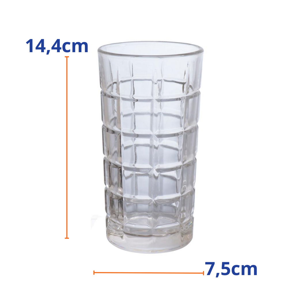 Jogo 6 Copos Etilux Ld Crisp 380ml