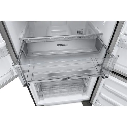 Refrigerador Brastemp 554L BRO85AE 3 Portas French Door Inverter Black Inox 220V