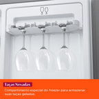Refrigerador Brastemp 554L BRO85AE 3 Portas French Door Inverter Black Inox 220V