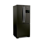Refrigerador Brastemp 554L BRO85AE 3 Portas French Door Inverter Black Inox 220V
