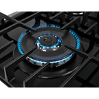 Cooktop à Gás Fischer 5 Bocas Platinium Tripla chama Trempe em Ferro Fundido 33810-92122 Vidro Preto Bivolt