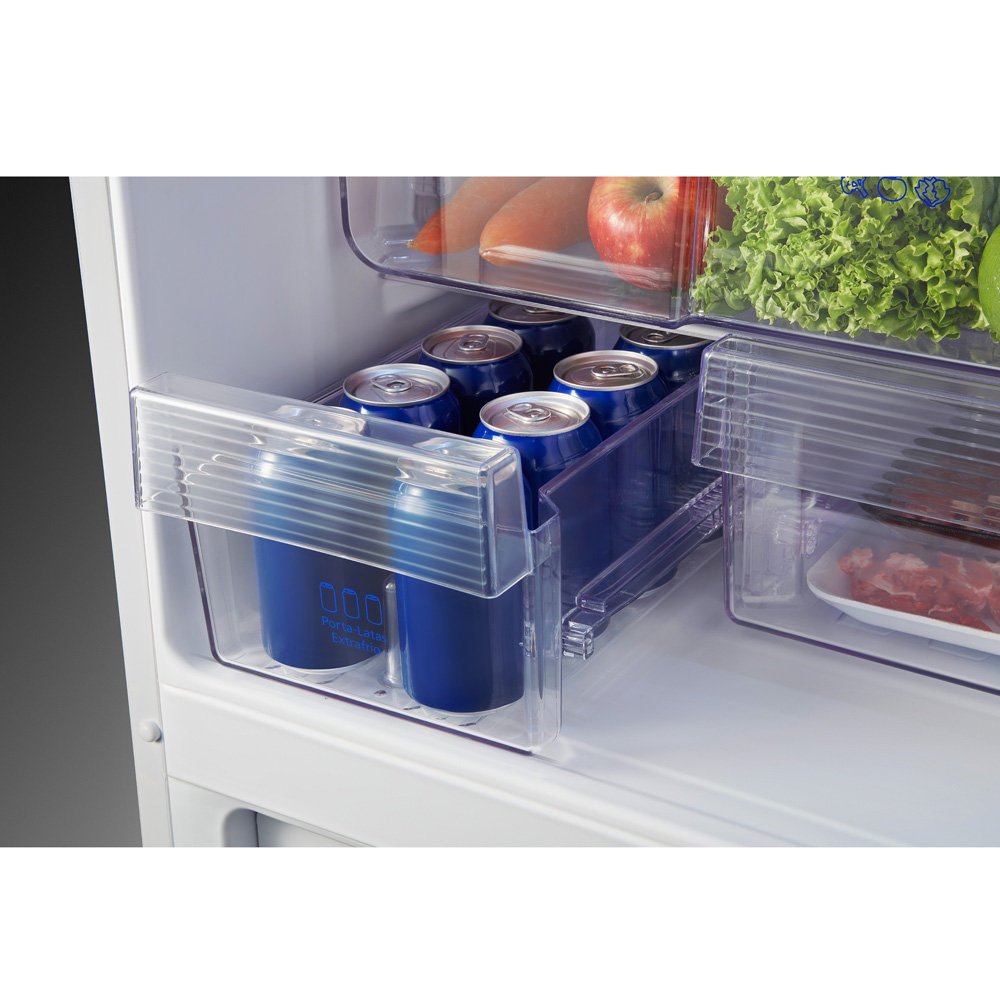 Refrigerador Panasonic 425L NR-BB53PV3WB Frost Free Duplex Tecnologia Inverter e Econavi Freezer Embaixo Branco 220V