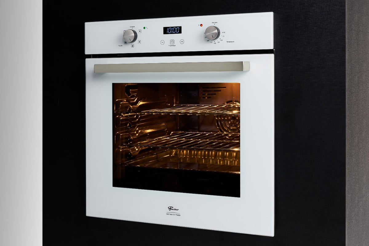 Forno de Embutir Elétrico Fischer 82L Infinity Touch com Convecção 28607-75727 Branco 220V