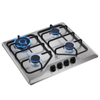 Cooktop à Gás Electrolux 4 Bocas KE4XC Multi Chama Mesa Inox Bivolt