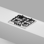 Cooktop à Gás Electrolux 4 Bocas KE4XC Multi Chama Mesa Inox Bivolt