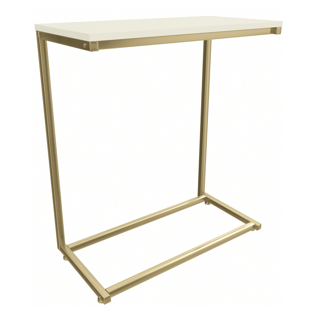 Mesa de Apoio Industrial Kappesberg LI025 Off White e Dourado