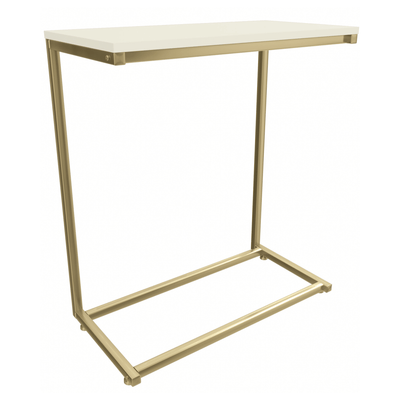 Mesa de Apoio Industrial Kappesberg LI025 Off White e Dourado