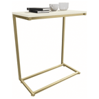 Mesa de Apoio Industrial Kappesberg LI025 Off White e Dourado