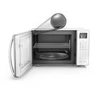 Micro-ondas Panasonic 34L Antiaderente Função Pega Fácil Branco 220V