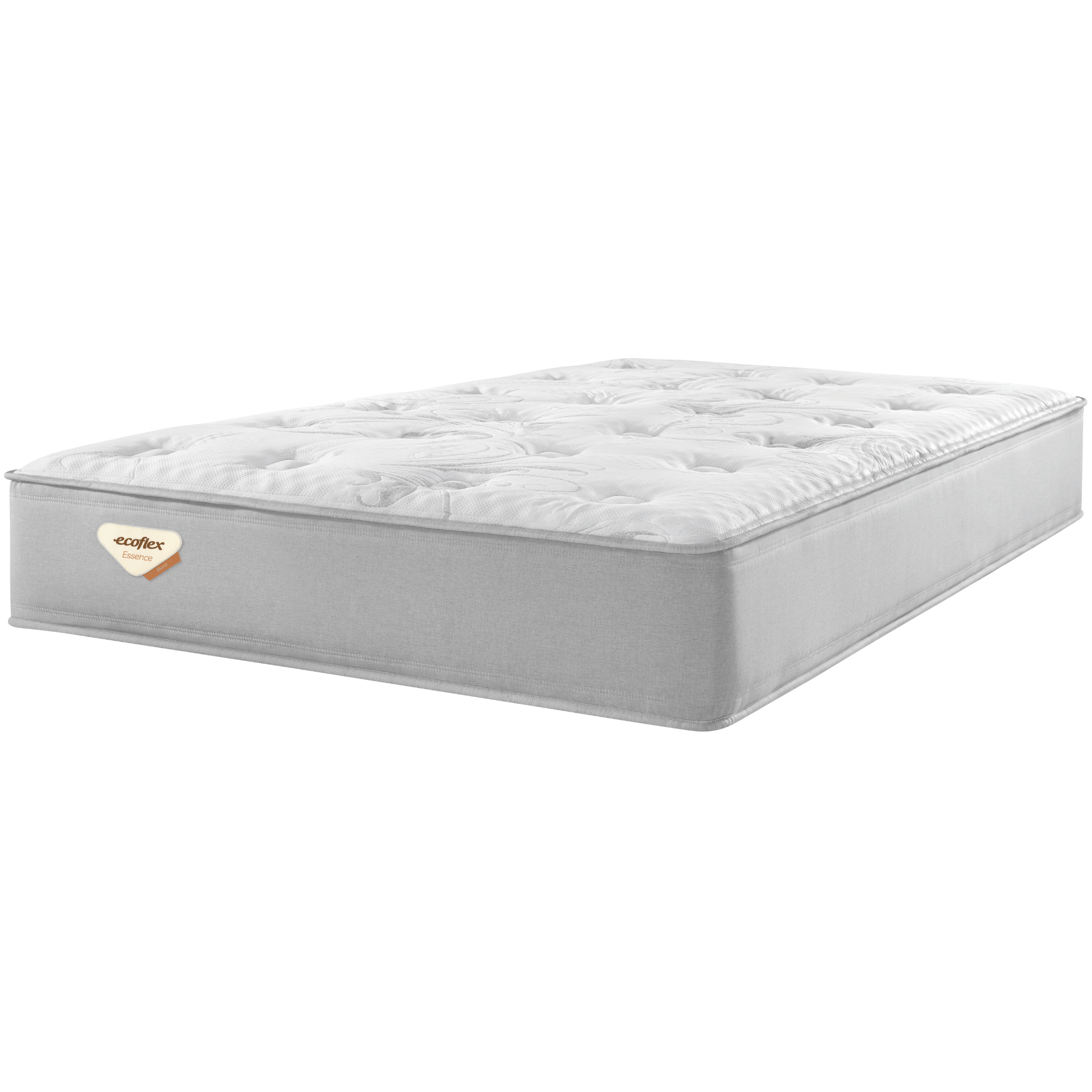 Colchão Blend Casal Ecoflex 128x188x31cm Molas Ensacadas Prata