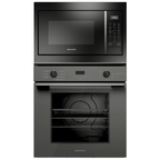 Kit Brastemp de Embutir Forno Elétrico 84L+Micro-ondas 32L Cinza e Preto 220V