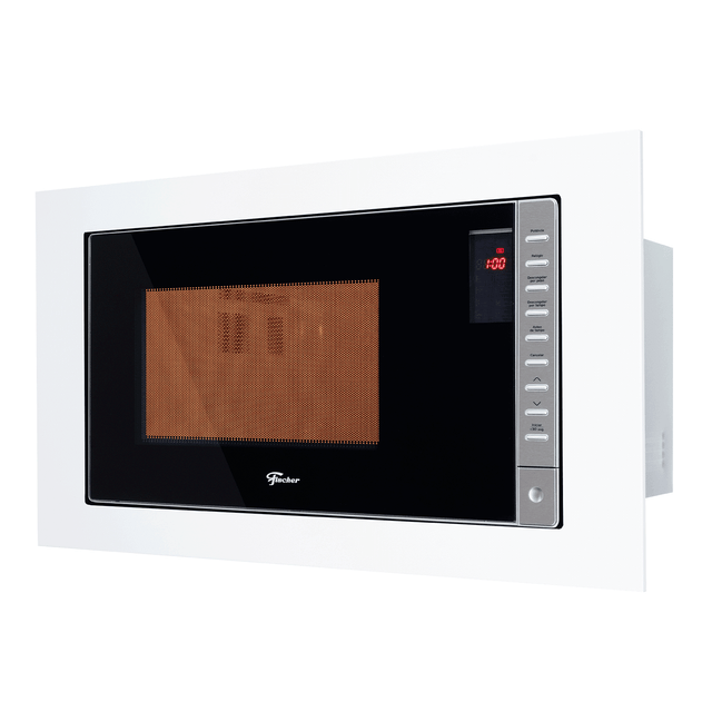Micro-ondas de Embutir Fischer 25L Fit Line Branco 220V
