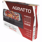 Churrasqueira Elétrica Portátil Agratto CH2 Mr. Cheff 2000W Preto 220V