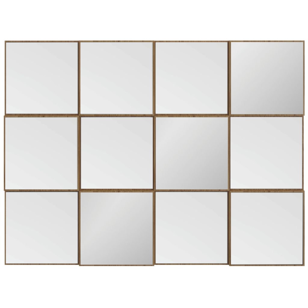 Espelho 3D Dalla Costa 100x75cm TB87 Quadrado