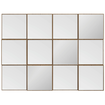 Espelho 3D Dalla Costa 100x75cm TB87 Quadrado