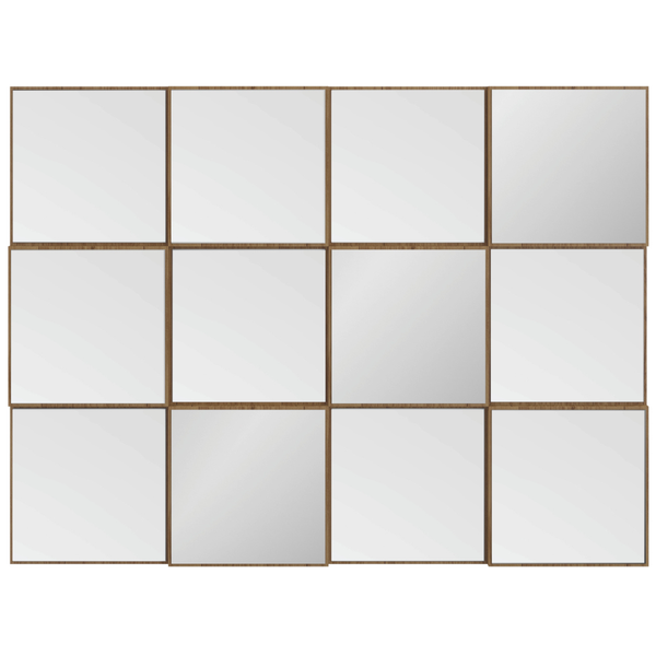 Espelho 3D Dalla Costa 100x75cm TB87 Quadrado