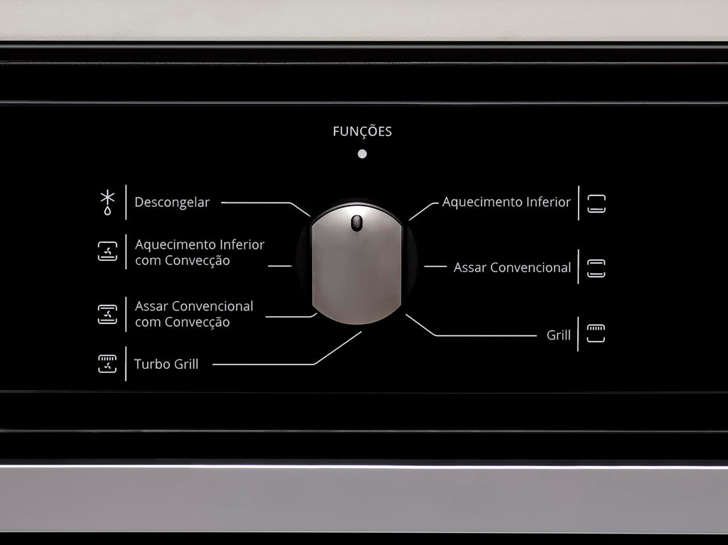 Kit Brastemp de Embutir Forno Elétrico 84 Litros BOC84AE+Micro-ondas 32 Litros BM146AE Preto 220V