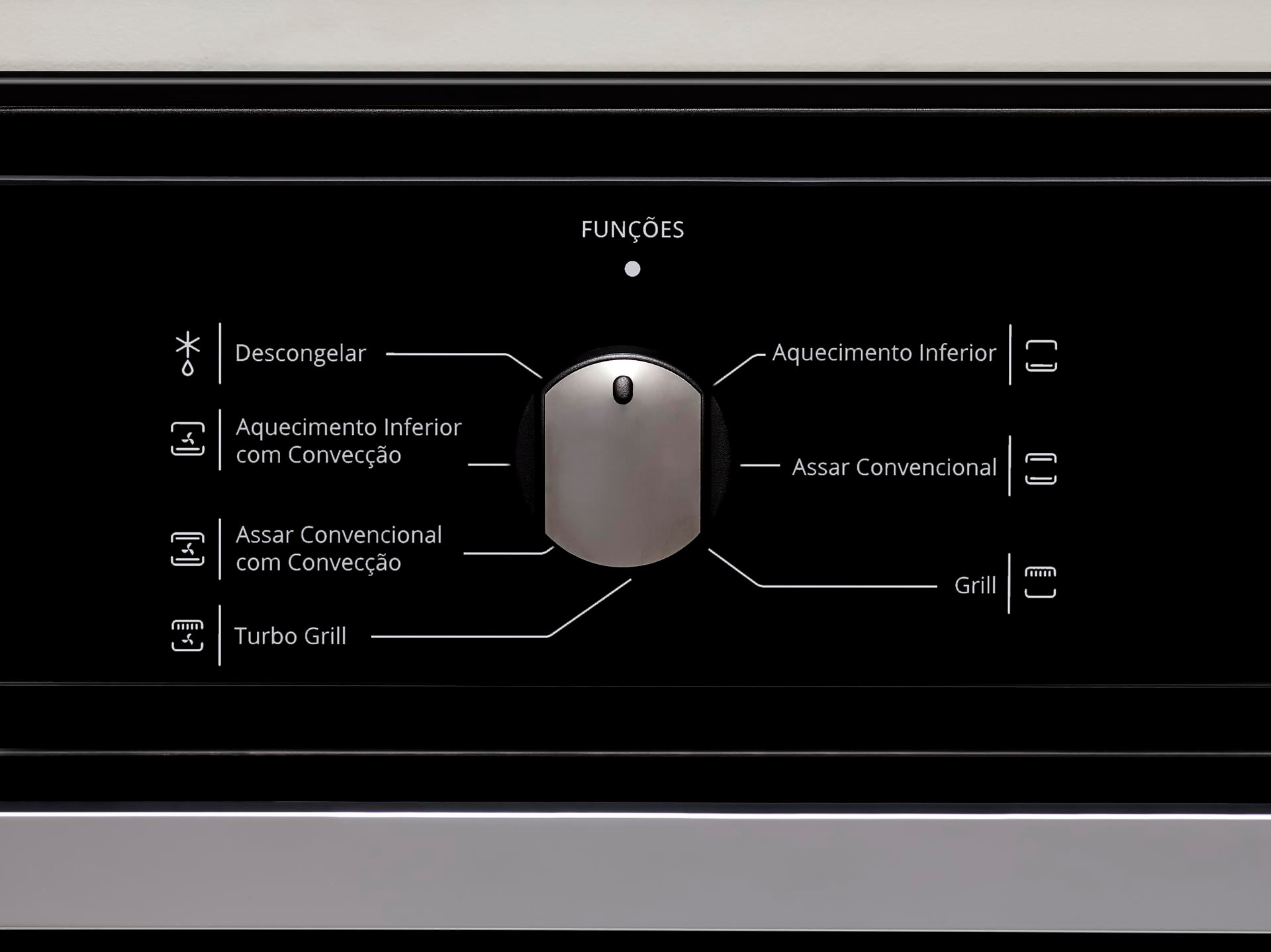 Kit Brastemp de Embutir Forno Elétrico 84 Litros BOC84AE+Micro-ondas 32 Litros BM146AE Preto 220V