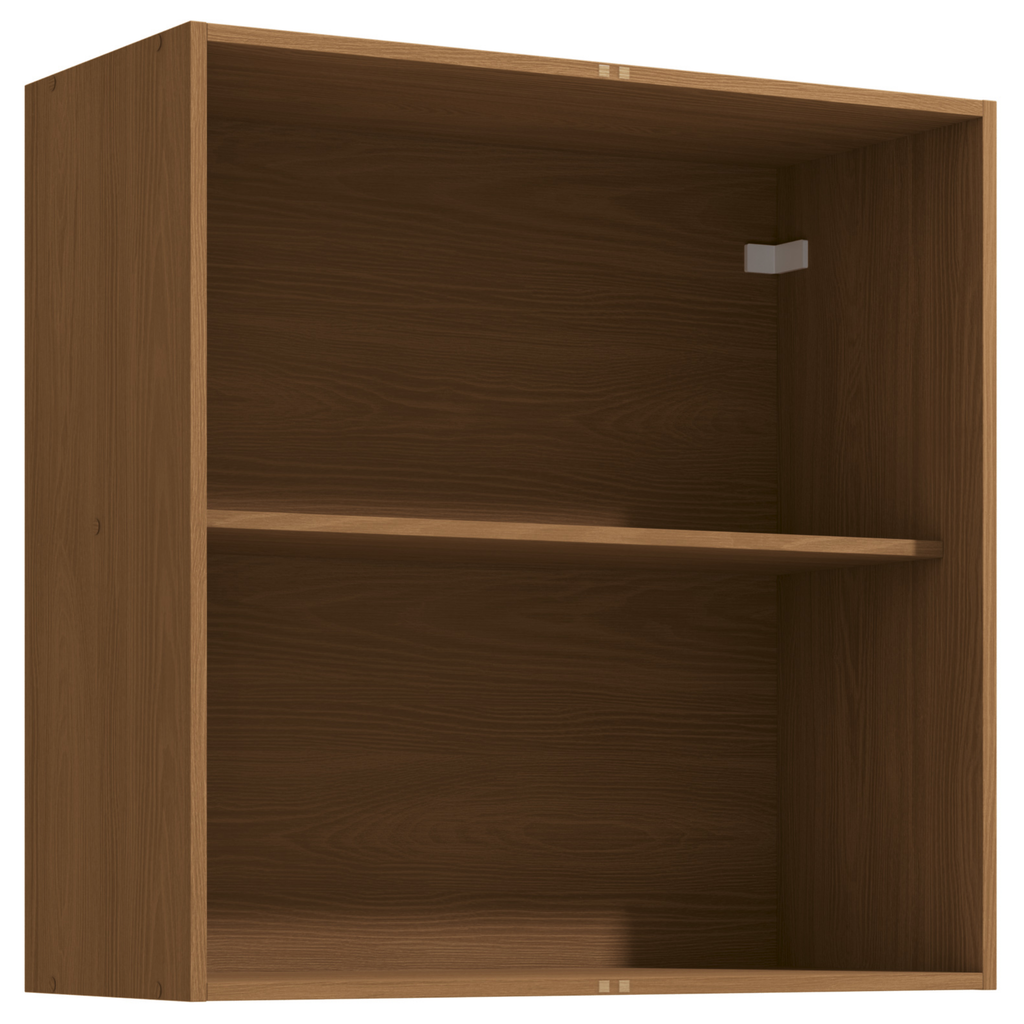 Armário Aéreo de Cozinha Vibra Kappesberg 80cm 2 Portas Canela e Grafite