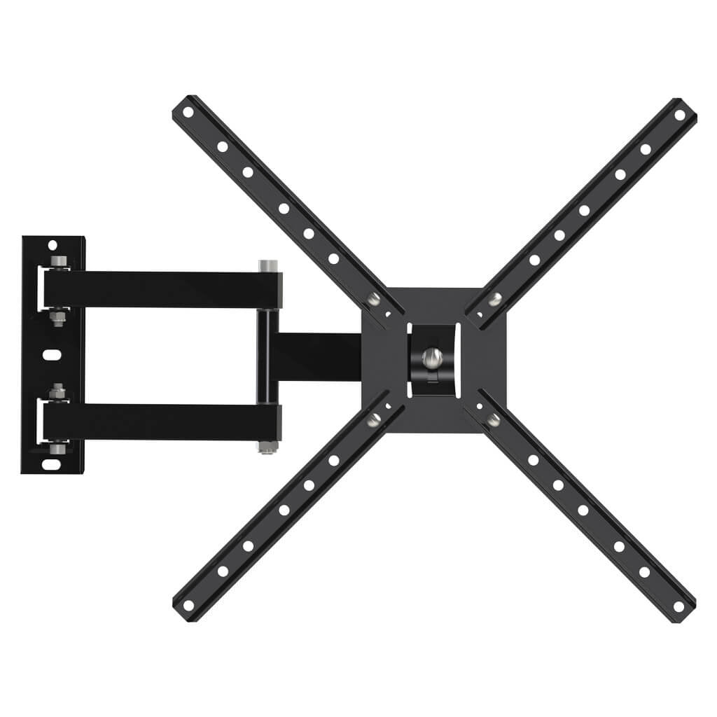 Suporte de Parede Tri Articulado Brasforma BRA4.0 para TVs de 10 a 56" LCD, LED, Plasma e 3D Preto