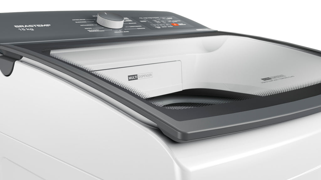 Lavadora de Roupas Brastemp Advanced 15Kg BWF15AB Cesto Inox Ciclo Antibolinha 220V