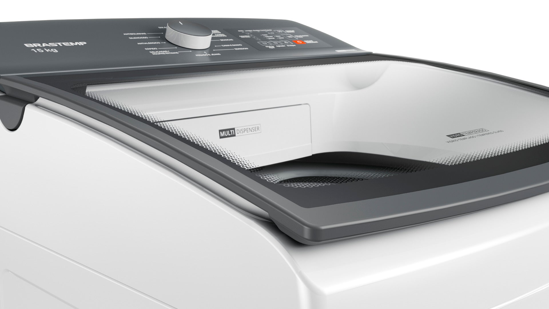 Lavadora de Roupas Brastemp Advanced 15Kg BWF15AB Cesto Inox Ciclo Antibolinha 220V