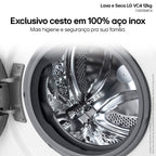 Lava e Seca LG 12KG VC4 AI DD Smart Branco 220V
